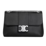 CELINE MEDIUM VICTOIRE BAG IN SUPPLE GRAINED CALFSKIN MOON
