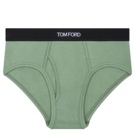 TOM FORD COTTON BRIEFS PALE SAGE