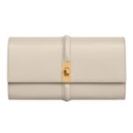 CELINE LARGE WALLET 16 IN SATINATED CALFSKIN BLACK