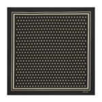 TOM FORD POLKA DOT SQUARE DESIGN POCKET SQUARE CHAMPAGNE