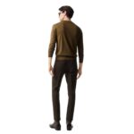 TOM FORD SILK VANISE HENLEY DARK OLIVE