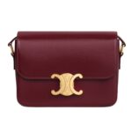 CELINE TEEN TRIOMPHE BAG IN SHINY CALFSKIN BRONZE