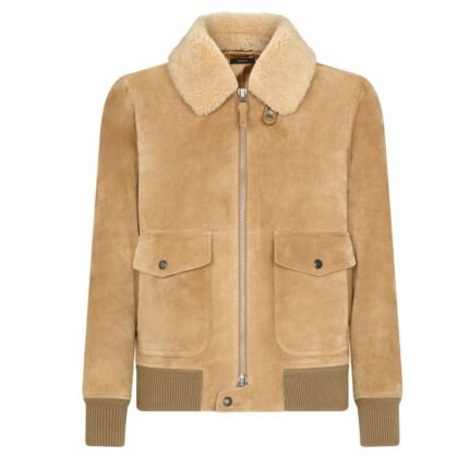 TOM FORD CASHMERE SUEDE BLOUSON