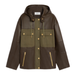 CELINE PARKA IN SOFT LAMBSKIN