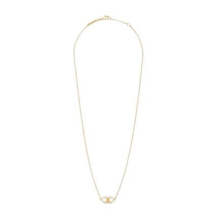 CELINE MAILLON TRIOMPHE NECKLACE IN YELLOW GOLD AND DIAMONDS
