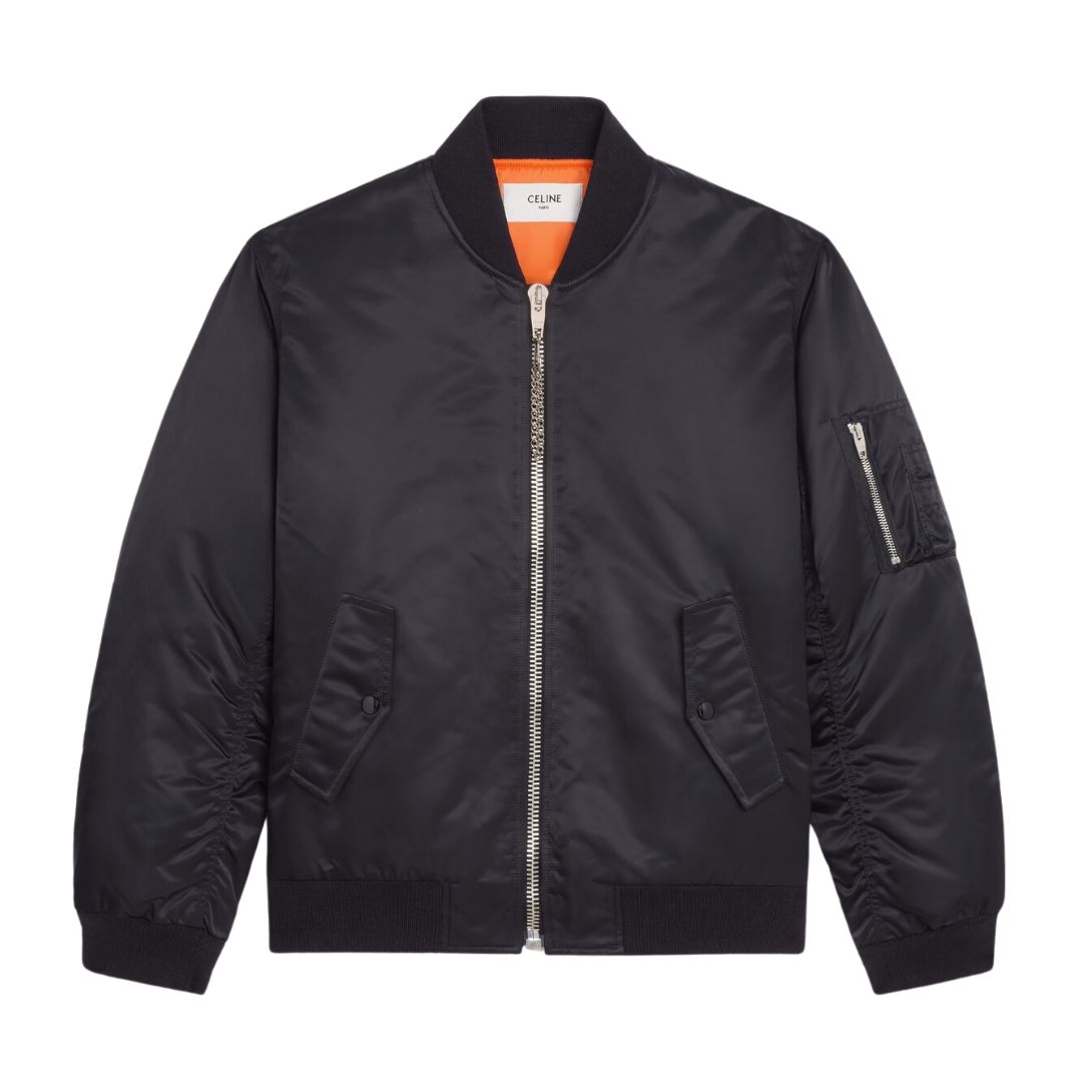 1 CELINE BOMBER JACKET IN NYLON TWILL