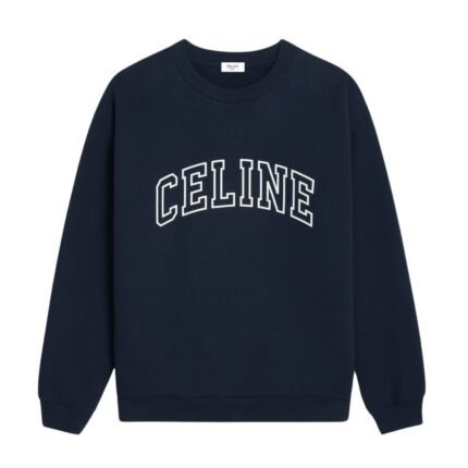 CELINE LOOSE SWEATSHIRT IN COTTON FLEECE