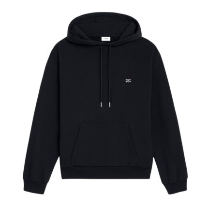 CELINE TRIOMPHE LOOSE HOODIE IN CASHMERE COTTON
