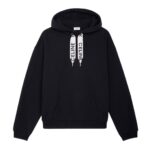 CELINE LOOSE HOODIE IN COTTON FLEECE LIGHT GREY