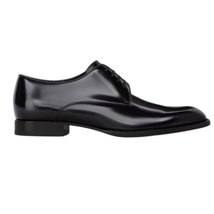 CELINE TUXEDO DERBY IN POLISHED BULL