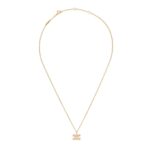 CELINE TRIOMPHE RHINESTONE NECKLACE IN BRASS WITH RHODIUM FINISH AND CRYSTALS