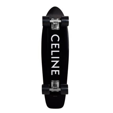 CELINE MINI CRUISER IN WOOD WITH CELINE PRINT GOLD