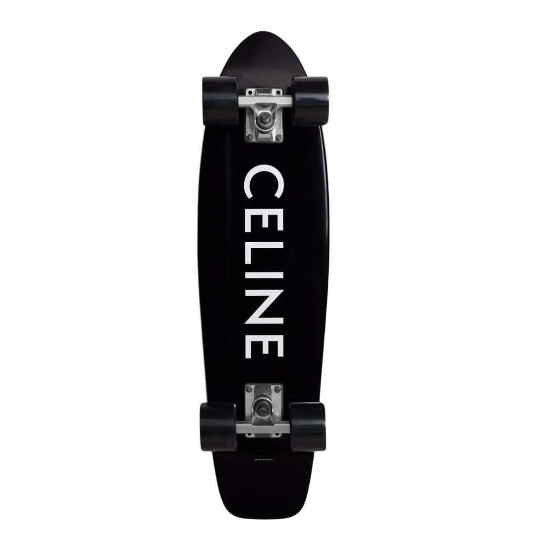 1 CELINE MINI CRUISER IN WOOD WITH CELINE PRINT BLACK