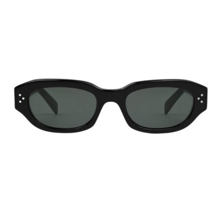 CELINE BLACK FRAME 58 SUNGLASSES IN ACETATE RED HAVANA