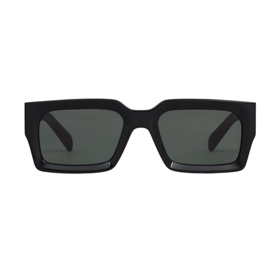 1 CELINE BLACK FRAME 53 SUNGLASSES IN ACETATE BLACK