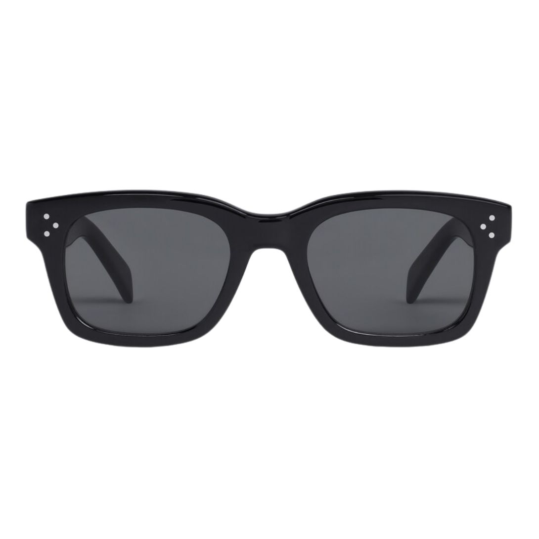 1 CELINE BLACK FRAME 41 SUNGLASSES IN ACETATE BLACK