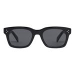 CELINE BLACK FRAME 41 SUNGLASSES IN ACETATE RED HAVANA