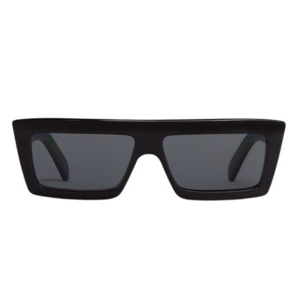 CELINE MONOCHROMS 02 SUNGLASSES IN ACETATE WHITE