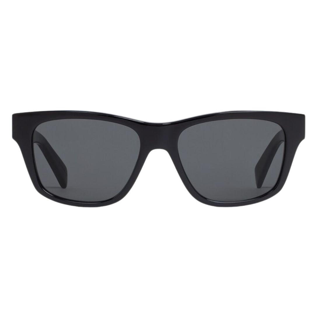 1 CELINE MONOCHROMS 05 SUNGLASSES IN ACETATE BLACK