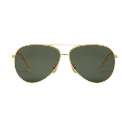 CELINE METAL FRAME 01 SUNGLASSES IN METAL WITH MINERAL GLASS LENSES