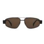 CELINE TRIOMPHE METAL 03 SUNGLASSES IN METAL SILVER-SMOKE