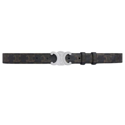 CELINE MEDIUM TRIOMPHE BELT IN TRIOMPHE CANVAS