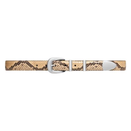 CELINE MEDIUM WESTERN BELT IN PYTHON PRINTED CALFSKIN