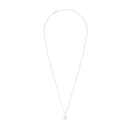 CELINE TRIOMPHE DE LYS NECKLACE IN STERLING SILVER