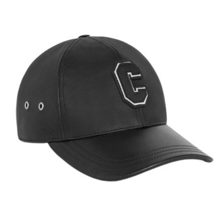 CELINE CASQUETTE BASEBALL COLLEGE AGNEAU GRAINÉ