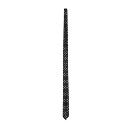 CELINE THIN TIE IN MINI TRIOMPHE SILK JACQUARD
