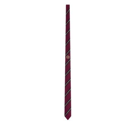 CELINE THIN TIE IN BLASON SILK JACQUARD