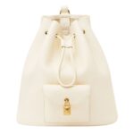 LORO PIANA EXTRA DRAWSTRING BACKPACK L27 LIGHT MASTIC