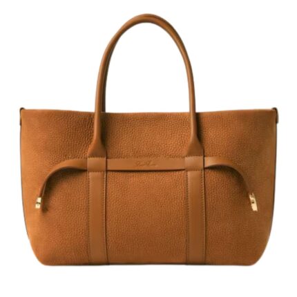 LORO PIANA SMALL GHIERA SHOPPER BON TON BROWN