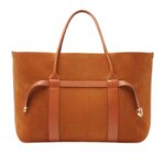 LORO PIANA LARGE GHIERA SHOPPER FUME TAUPE