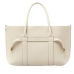 LORO PIANA SMALL GHIERA SHOPPER DRIED TARAGON