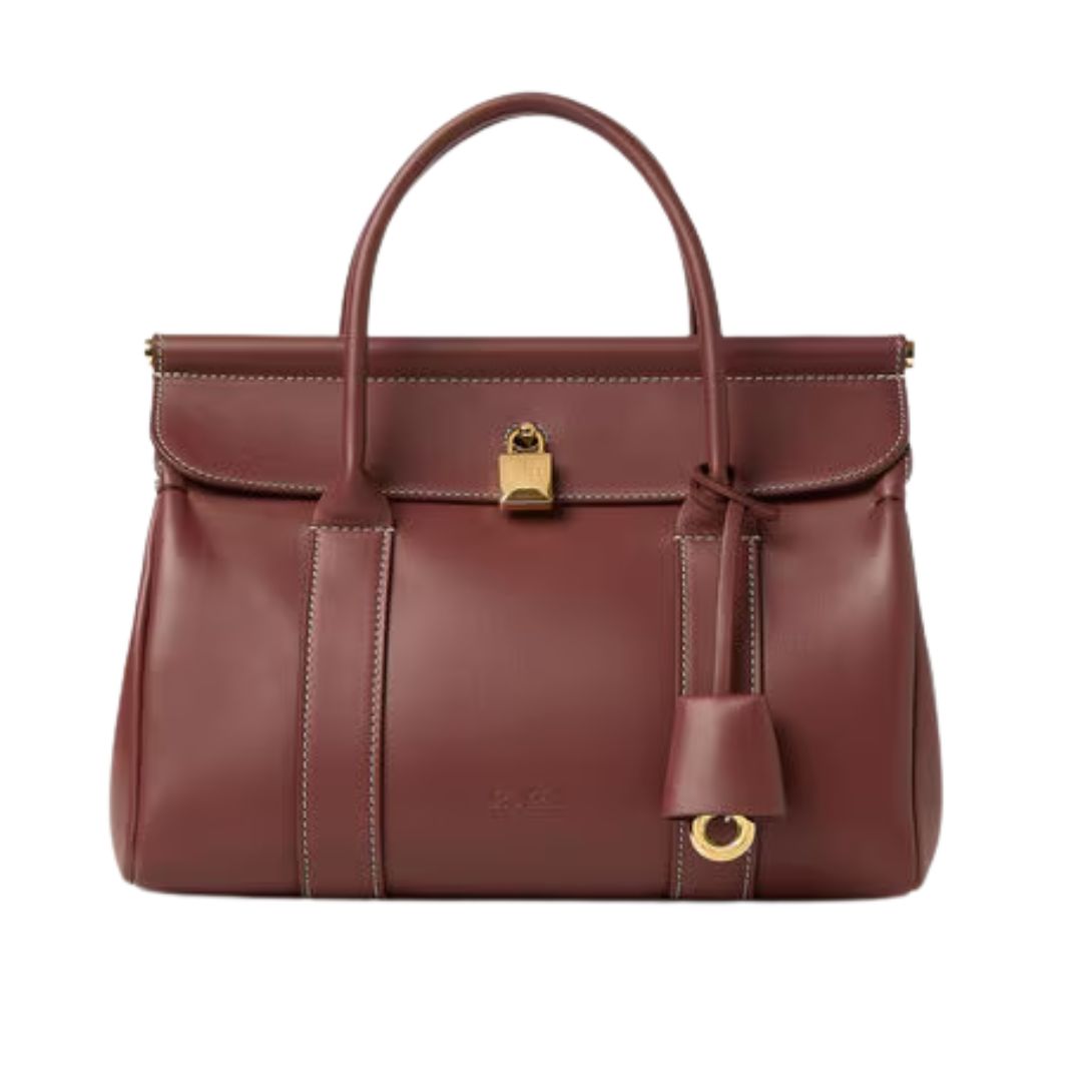1 LORO PIANA LOOM BAG L25 SMOKED CARAMEL