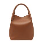 LORO PIANA SMALL BALE BAG DEEP KUMMEL