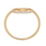 CELINE MAILLON TRIOMPHE RING IN YELLOW GOLD AND DIAMONDS