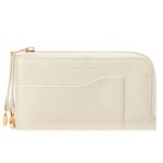 LORO PIANA EXTRA ZIP POUCH WHISPER WHITE