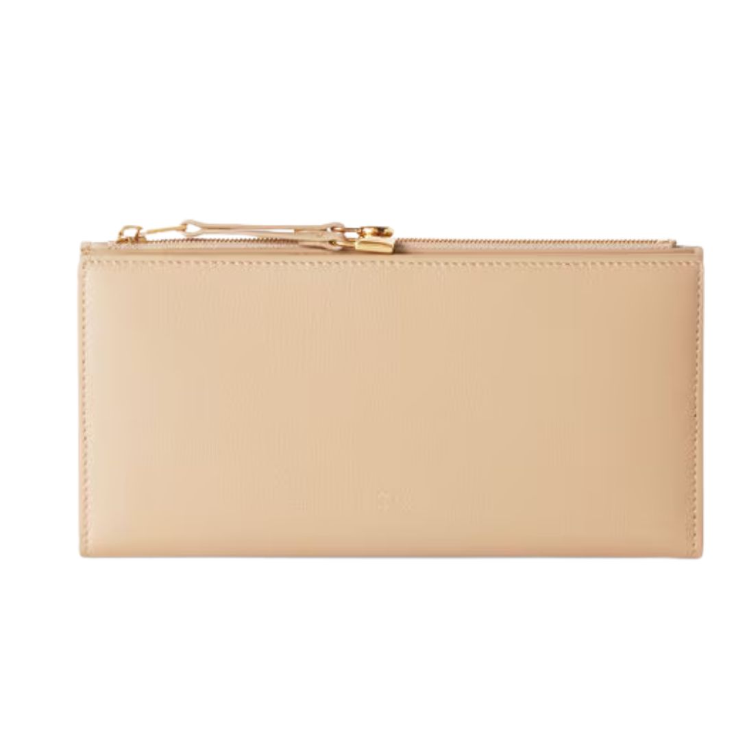 1 LORO PIANA EXTRA BIFOLD PURSE LIGHT MASTIC
