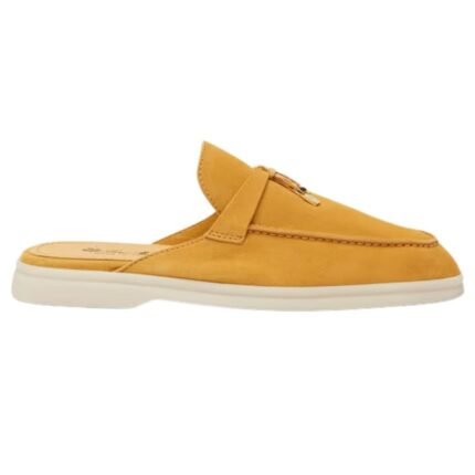LORO PIANA BABOUCHE CHARMS WALK LOAFER SAFFRON TEA