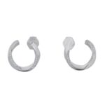 CELINE TORSION EARRINGS IN WHITE GOLD AND DIAMONDS