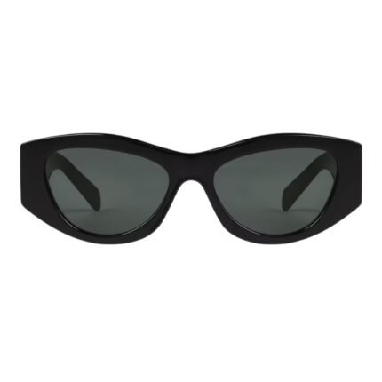 CELINE TRIOMPHE 15 SUNGLASSES IN ACETATE BLACK