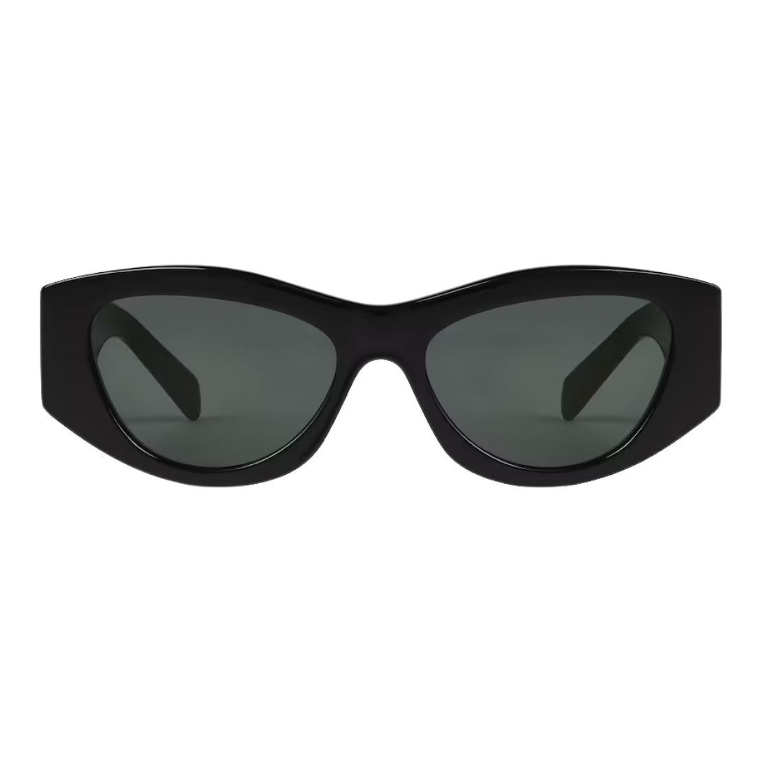 1 CELINE TRIOMPHE 15 SUNGLASSES IN ACETATE BLACK