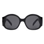 CELINE TRIOMPHE XL 02 SUNGLASSES IN ACETATE BLACK
