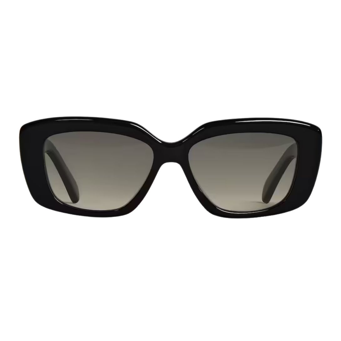 1 CELINE TRIOMPHE 04 SUNGLASSES IN ACETATE BLACK
