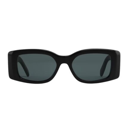 CELINE TRIOMPHE XL 01 SUNGLASSES IN ACETATE BLACK
