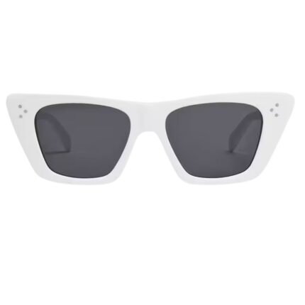 CELINE CAT EYE S187 SUNGLASSES IN ACETATE WHITE