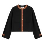 CELINE CARDIGAN JACKET IN DOUBLE FACE CASHMERE