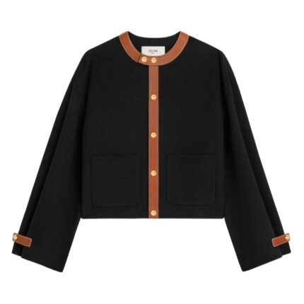 CELINE CARDIGAN JACKET IN DOUBLE FACE CASHMERE